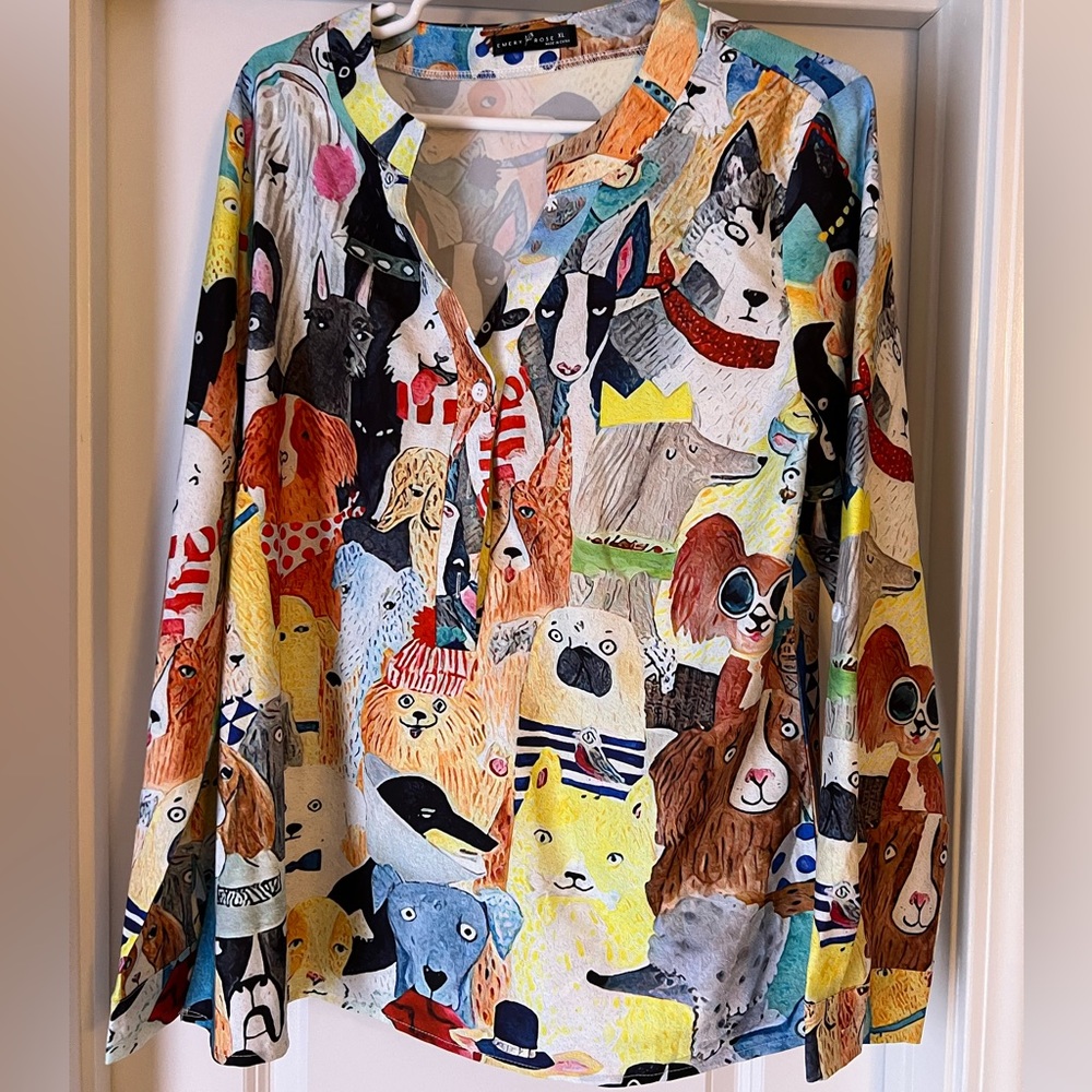 Emery Rose long sleeve blouse